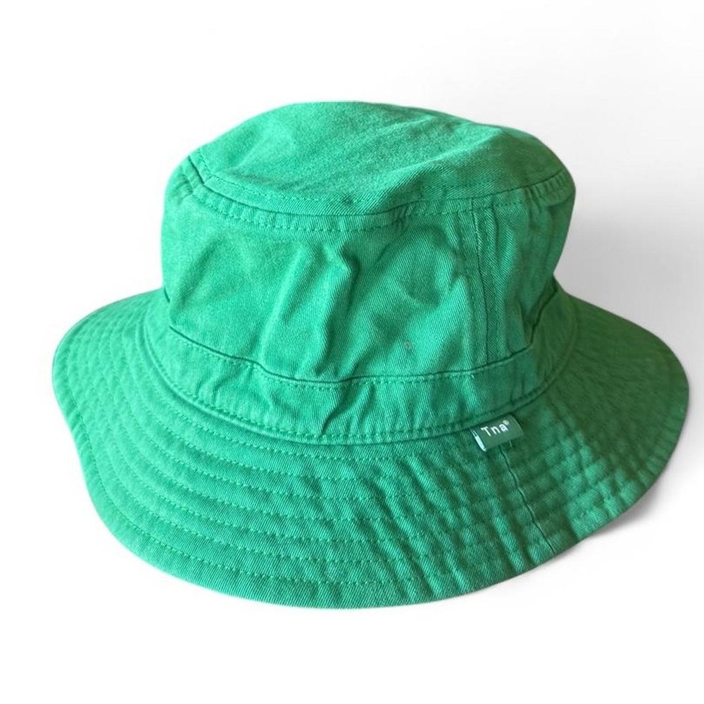 Tna Aritzia Green Cotton Bucket Hat Size M/L Streetwear Summer Festival